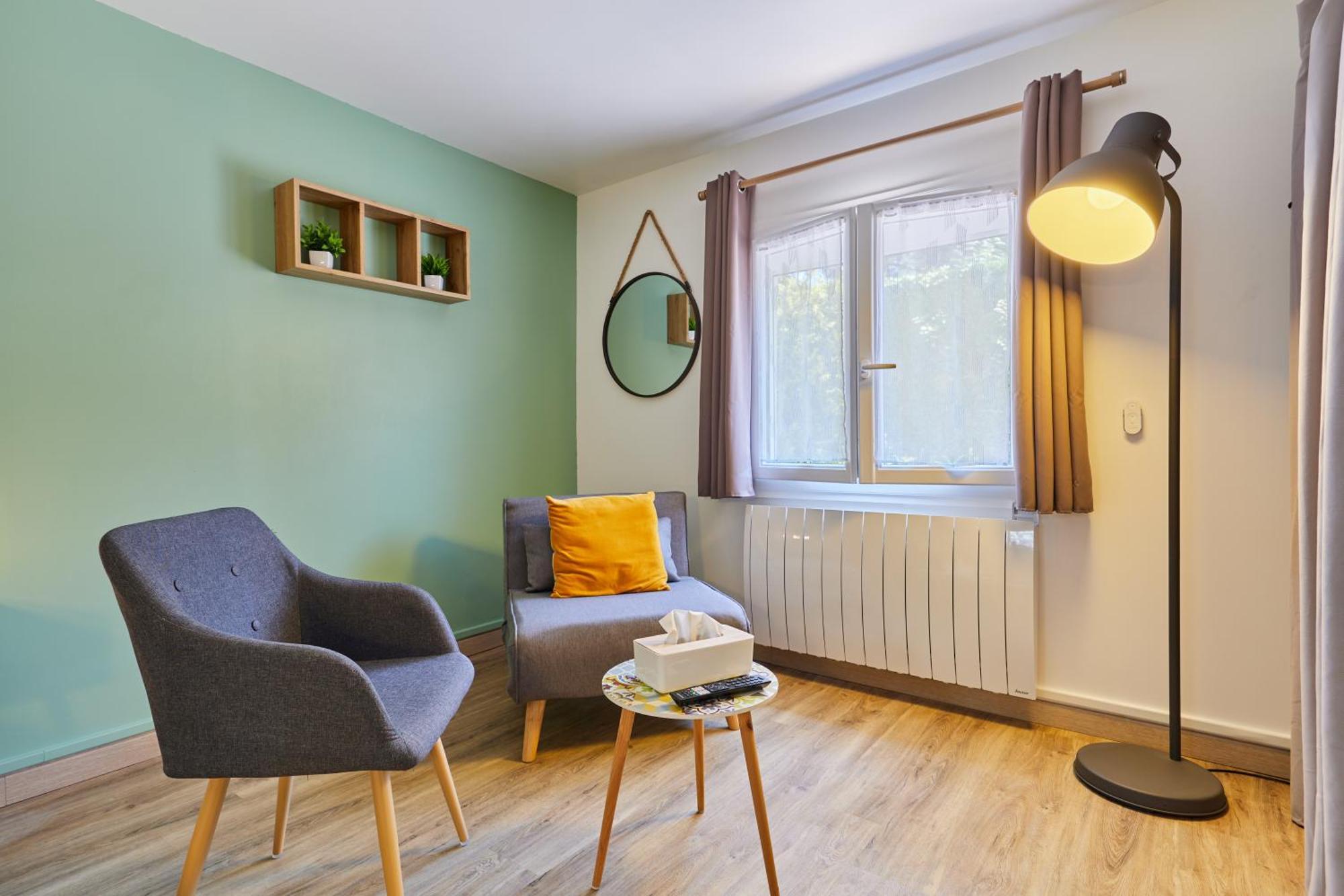 Ferienwohnung Domaine Du Gros Chene - Terrasses Avec Jacuzzis Privatifs Ablon Exterior foto