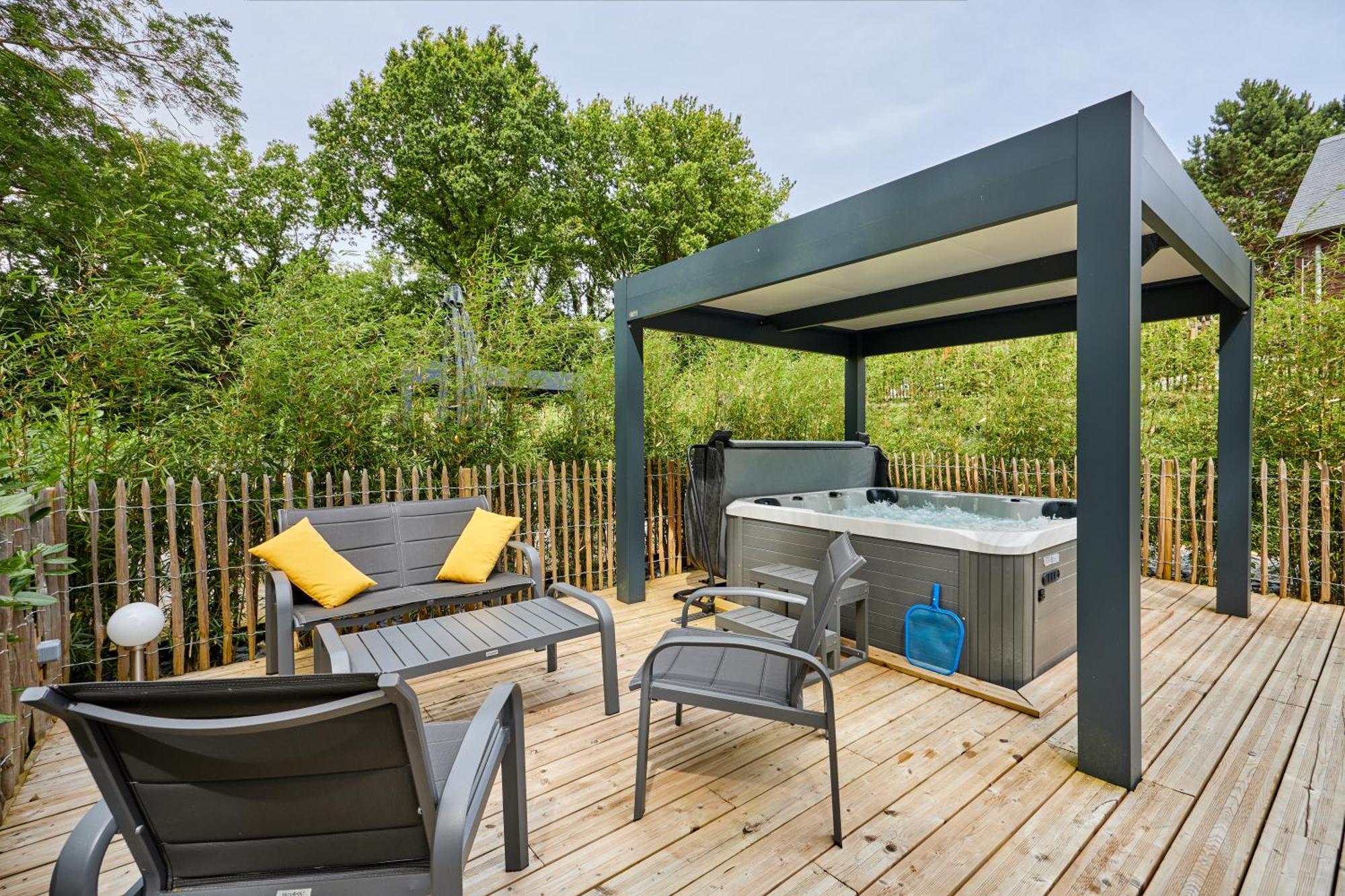 Ferienwohnung Domaine Du Gros Chene - Terrasses Avec Jacuzzis Privatifs Ablon Exterior foto